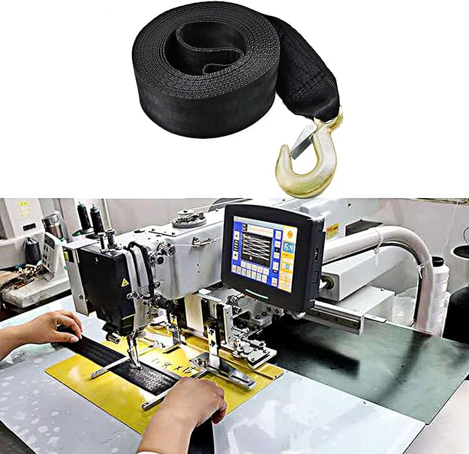 Boat Winch Strap, Heavy Duty Tow Straps with Hook and Loop End for Boat, Trainler, Wave Runner, Fishing Jet Ski,Towing Replacement Securing Tie Down Marine - 2" x 20', Break Strength 6600lbs
