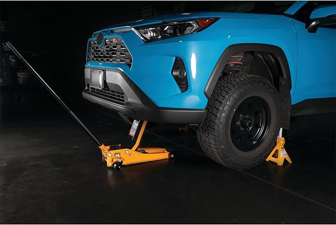 Performance Tool W1626 3 Ton Rapid Lift Low Profile Floor Jack (3-1/4 to 20-Inch Lift Range)