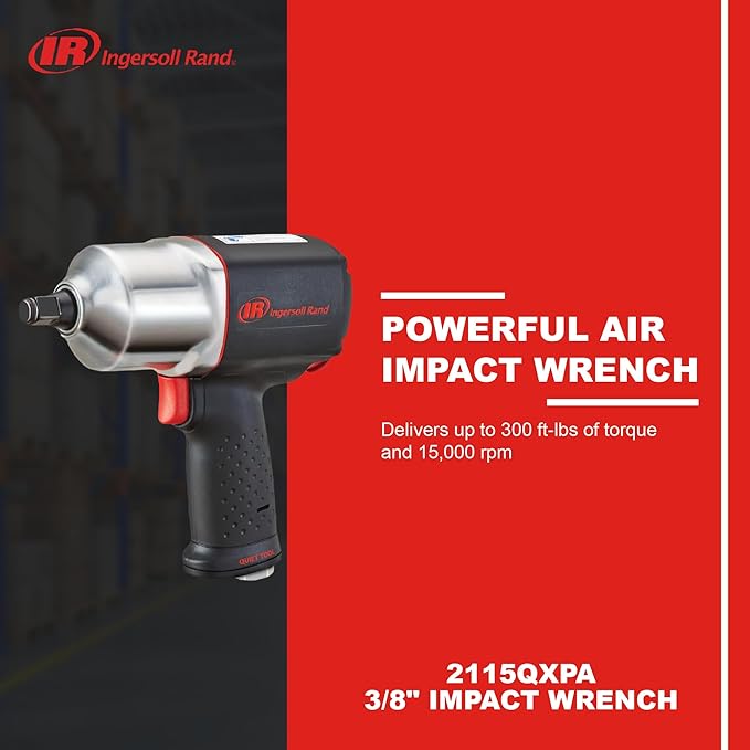 Ingersoll Rand 2115QXPA 3/8" Impact Wrench with Quiet Technology
