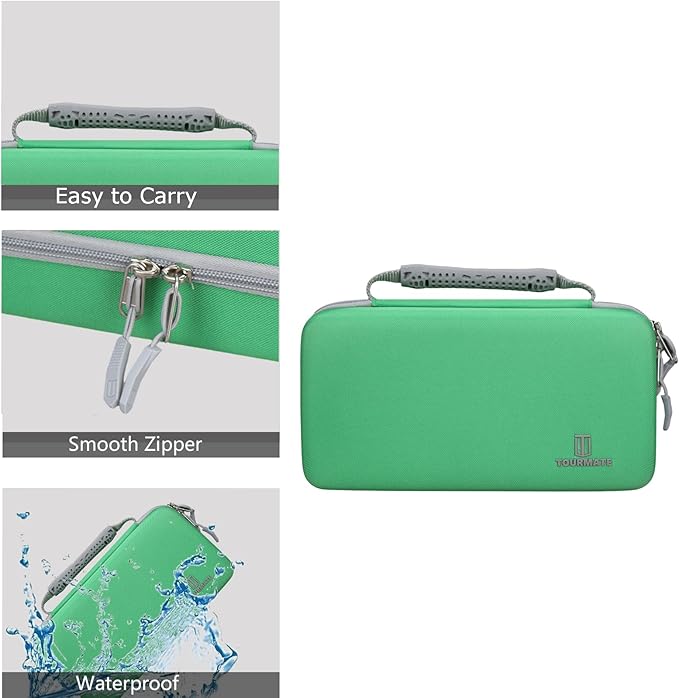 Tourmate Hard Case for Halo Bolt Air+ 55500mAh/58830 mWh/44400 mWh Portable Emergency Power, Travel Case for HALO Bolt Compact Portable - Vehicle Jump Starter with Air Compressor (Box Only) (Green)