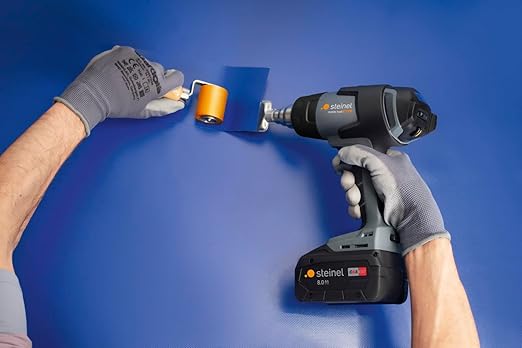 Steinel Cordless Heat Gun MobileHeat MH5 Set, incl. 8.0 Ah Battery and Charger with Case, 23 VAC Professional Hot Air Gun, 930 °F, 10.5 cfm