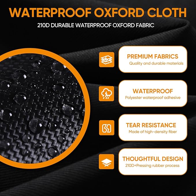 NOVSIGHT Car Cover for Cybertruck - Waterproof All Weather Full Car Covers with Zipper Door,Heavy Duty Outdoor Indoor Car Cover Custom for Tesla Cybertruck Rain Sun Snow Dust Protection