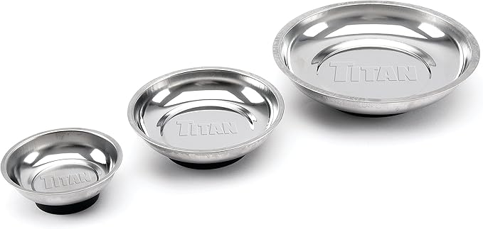 Titan 21260 3 Piece Magnetic Parts Tray Set