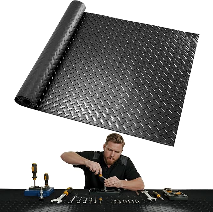 Workbench Mat 47.24"x23.62" Work Bench Pad, 2mm Non-Slip Steel Plate Tool Station for Painting, Woodworking, Crafting, DIY Building (47.24" x23.62)