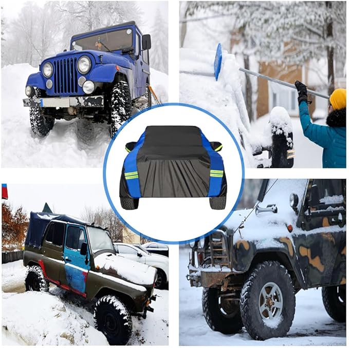 Avecrew All Weather Truck Cover - Waterproof, Rain, Snow, UV & Dust Protection (242"-250")