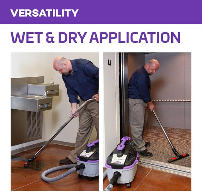 ProTeam Wet Dry Vacuums, ProGuard 4 Portable, 4-Gallon Wet Dry Vacuum Cleaner with Tool Kit