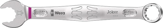 WERA - 05020235001-9642 Magnetic Rail 6003 Joker Imperial 1 Ring Spanner Set, 8 Pieces