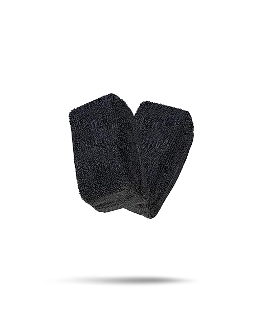 Adam's Polishes Premium Ceramic Coating Resistant Applicators (2-Pack) All Purpose Car Detailing Applicator Sponge | Use with Ceramic Coating for Cars, Wax | Efficient Application, No Wasted Product