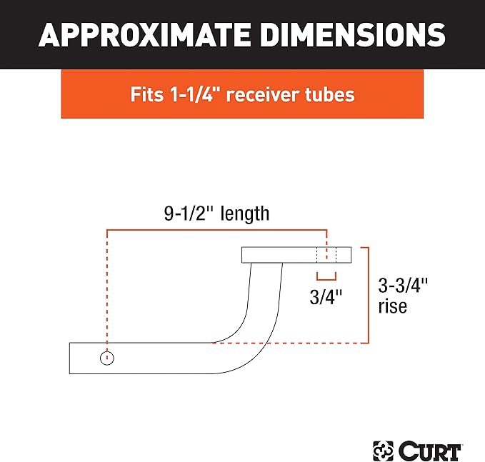 Curt 45021 Class I 1-1/4" Ball Mount