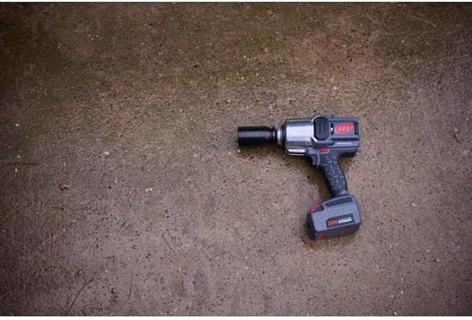 Ingersoll Rand W8191-K2 1" 20V Cordless Impact Wrench 2 Battery Kit, 2000 ft-lb Torque, Friction Ring Thru-hole, Pistol