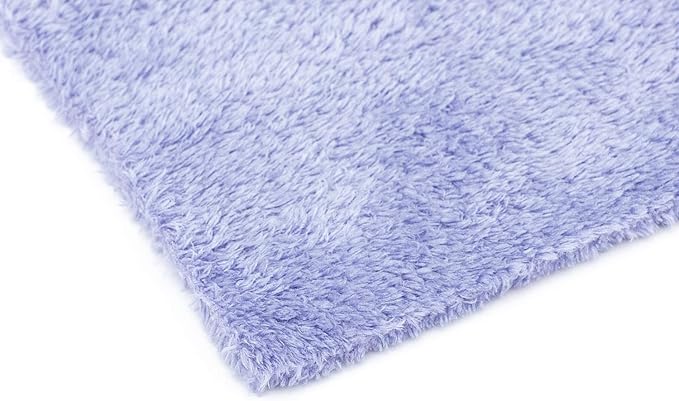 The Rag Company - Eagle Edgeless 350 (5-Pack) Professional Korean 70/30 Blend Super Plush Microfiber Detailing Towels, 350GSM, 16in x 16in, Lavender