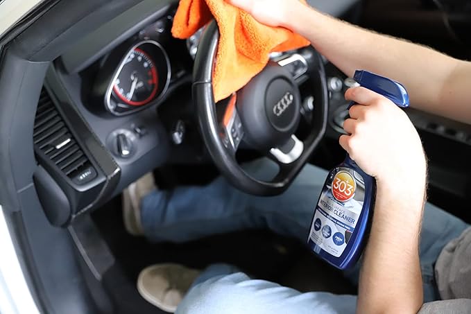 303 Products Interior Cleaner - Easily Cleans Any Surface, Residue Free - Great for Use on Touch Screens, Including LCD - Cleans Glass Streak Free, 16 fl. oz. (30588)
