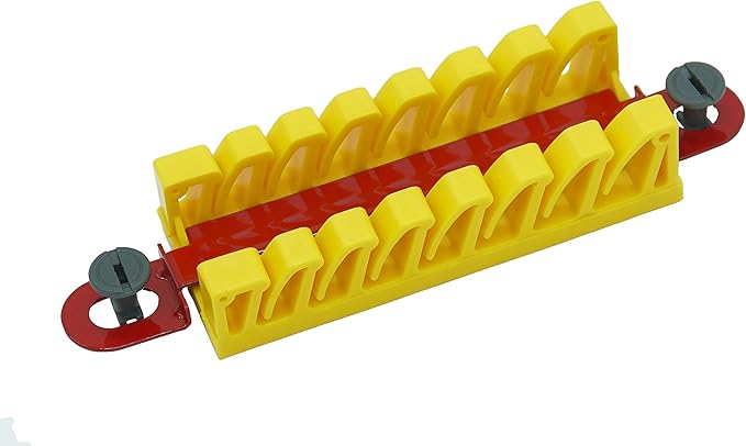 Ascend Tools Wrench Holder - Accessory for Organizer Genie Pegboards to Organize Wrenches (Capacity 7 Wrenches)