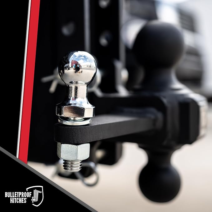 BulletProof Hitches - 1-1/4" Hitch-Mounted Sway Control Ball - Replacement Ball for Mounting Sway Control System - Solid Steel, Corrosion-Resistant