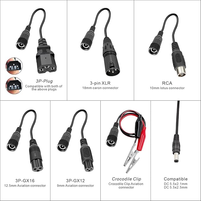 24V 3A Lead Acid Battery Charger for Razor E100 Ground Force (Not for Li ion Batteries)