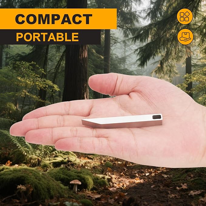 Keychain Pry Bar, Gifts for Men Brother, EDC Gear Multitool with Box Cutter, Cool Stuff, Christmas Stocking Stuffers for Men, Ideal Gifts for Dad Uncle Who Has Everything