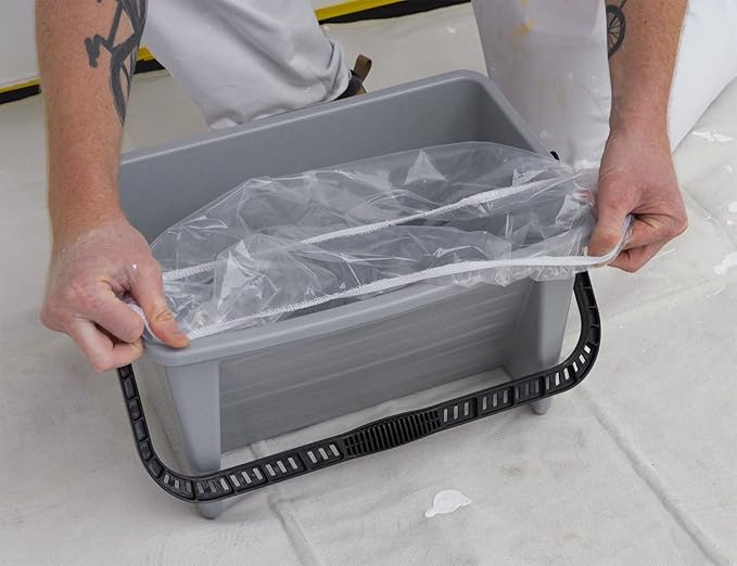 ROLLINGDOG 5PC 12" Paint Bucket Liners - Disposable, Easy Cleanup, Quick Color Change, Fits ROLLINGDOG Bucket #20144