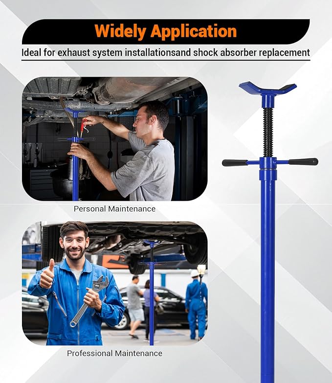2PACK Underhoist Support Stand, 3/4 Ton Jack Stand, Under Hoist Stand for Vehicle Lifting & Support, 1655Lbs Capacity, Lifting from 38.4 to 75.4Inch,