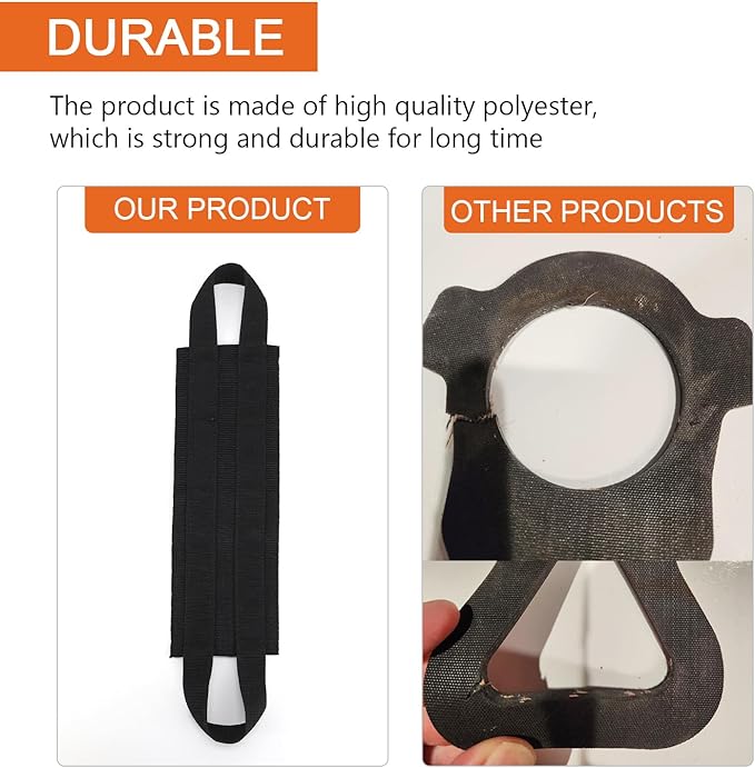 Universal Tow Strap for RV Portable Waste Tanks, Towing Bracket for Portable Waste Transport, 15-3/4"Tote Tank Tow Adapter