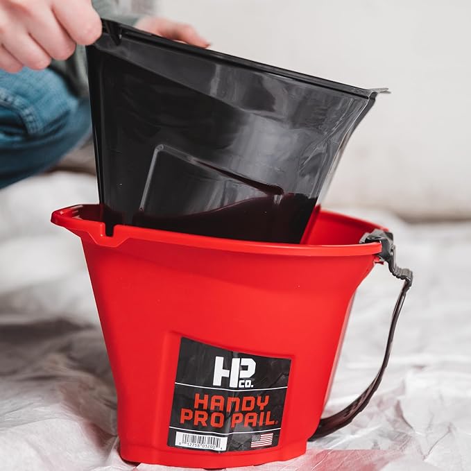 Handy Pro Pail Liners – 48 Pack Disposable Inserts for Handy Pro Pail, Quick Clean-Up and Easy Color Changes