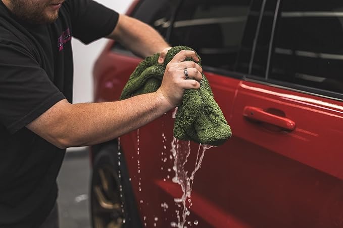 The Rag Company - The Liquid8r M22 Drying Towel - 70/30 Blend, Microfiber, High Absorbency, 20in x 20in