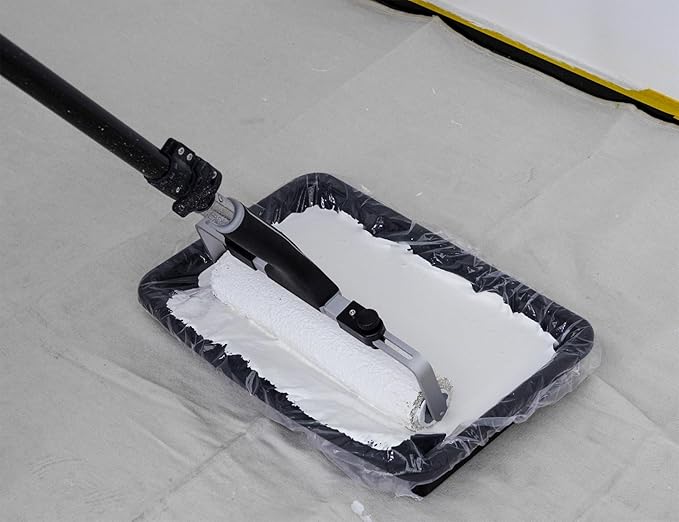 ROLLINGDOG 12" Paint Tray Liners - 5PC Roller Tray Liners Use with Paint Tray Easy to Clean Up and Change Paint Colours