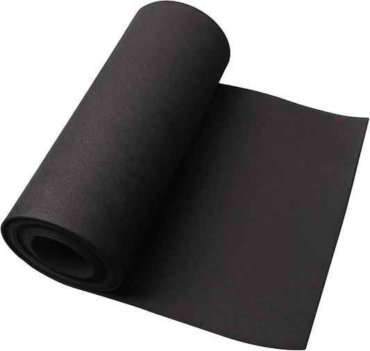 CASOMAN Professional Tool Box Liner and Drawer Liner - 16 inch(Wide) x 16 feet (Long), Non-Slip, Black
