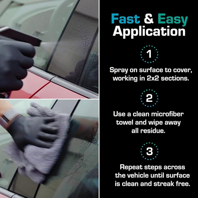 Ethos DETOX - Ceramic Coating Prep Spray, Panel Wipe, Glass Cleanser - Remove Your Old Ceramic Coating, Wax, or Sealant - Multi-Purpose Formula - Leaves Nothing But the Shine