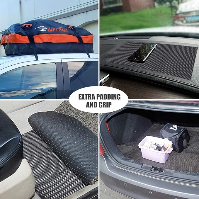 MeeFar Roof Cargo Bag Protective Mat for Protection Universal Car Roof Rack Pad for Rooftop Cargo Bag