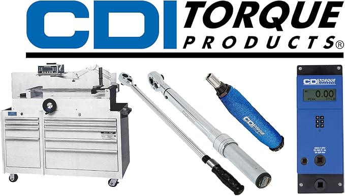 CDI 3/8 Inch Drive Adjustable Click Torque Wrench, Range 10-100 Ft Lbs / 16.9-132.2 Nm (1002MFRMH)