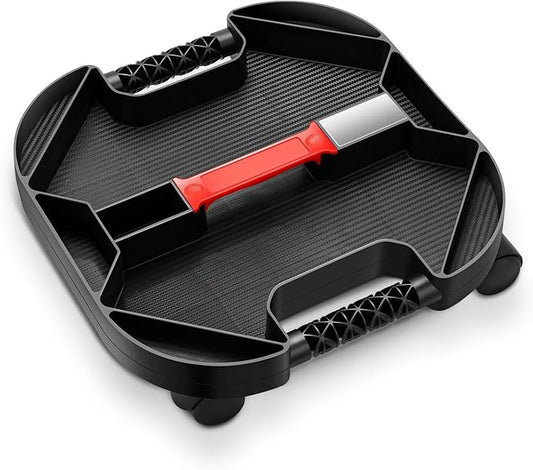 DNA MOTORING Tool Creeper Rolling Caddy Tray, Moving Tool Tray with 4 Swivel Casters for Automotive, Mechanics, DIY Enthusiasts, and garages, 30 lbs Load Capacity, TOOLS-00764