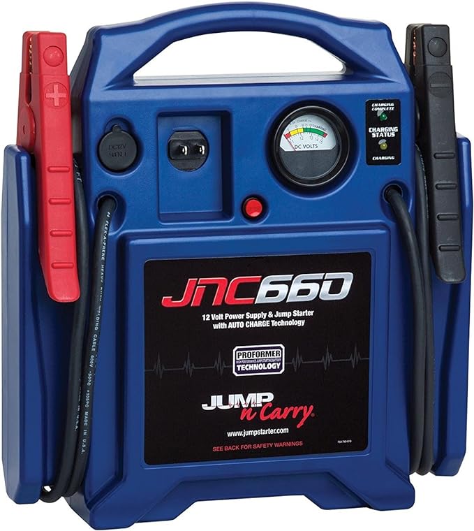 Booster PAC ES5000 1500 Peak Amp 12V Jump Starter and Clore Automotive Jump-N-Carry JNC660 1700 Peak Amp 12 Volt Jump Starter Bundle