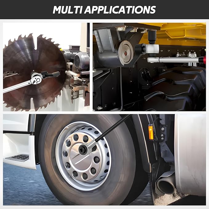 VANPO Torque Multiplier, 1:3 Torque Ratio, Heavy Duty Torque Multiplier Wrench, 3/4" Drive Output 1100 Ft.lb/1491.4 N.m, 1/2" Drive Input 366 Ft.lb/496.2 N.m for Car, Truck, RVs Maintenance