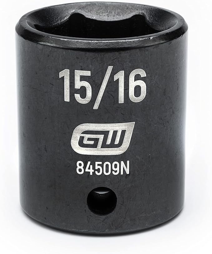 GEARWRENCH 19 Pc. 1/2" Drive 6 Pt. Standard Impact Socket Set, SAE - 84932N