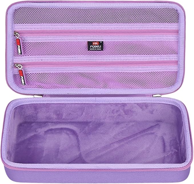 FBLFOBELI Hard Carrying Case for Halo Bolt Ultimate 2.0 & 3.0/for Halo Bolt Air + 55500 1750/for Halo Bolt Air 58830 Portable Vehicle Jump Starter with Air Compressor (Case Only) (Purple)