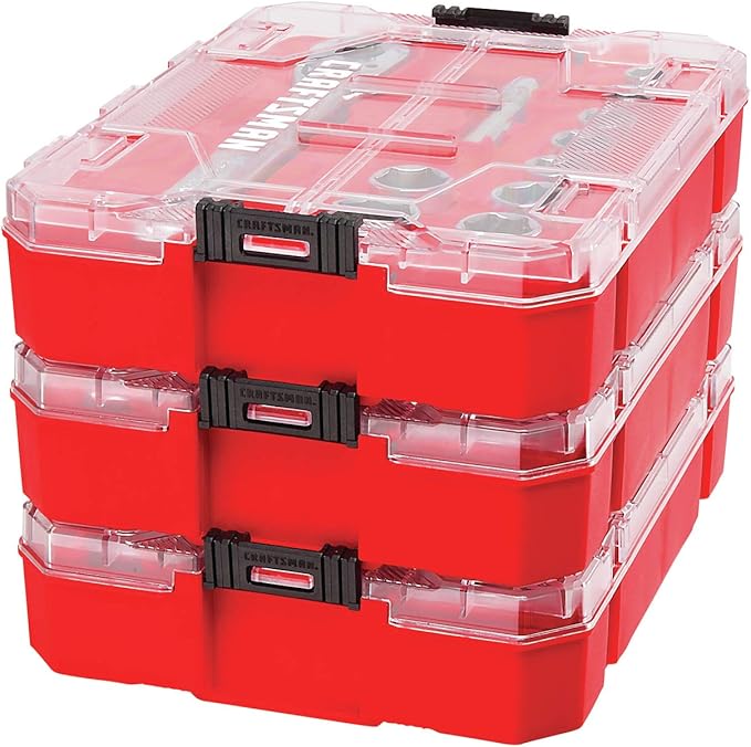 CRAFTSMAN Socket Set with Ratchet, Metric, 3/8" Drive, 11-Piece Set with Case (CMMT12027)