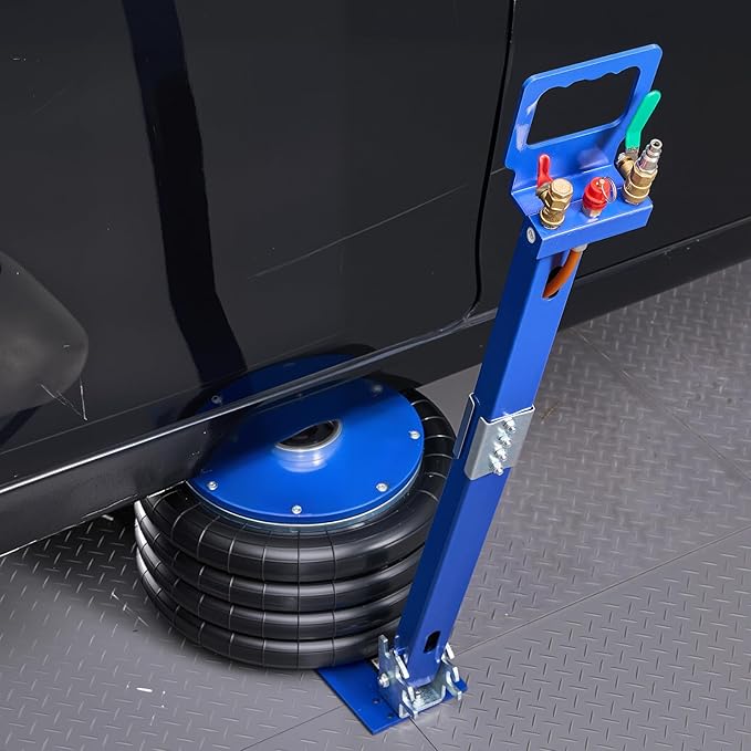 VEVOR Air Jack, 6 Ton/13227 lbs Airbag Jack, Lift Up to 26.5 inch with Heightened Column, Adjustable Handle & Thick Rubber Pad, 2-5 s Fast Lifting Pneumatic for Car, SUV, Pickup Truck Repair, Garage