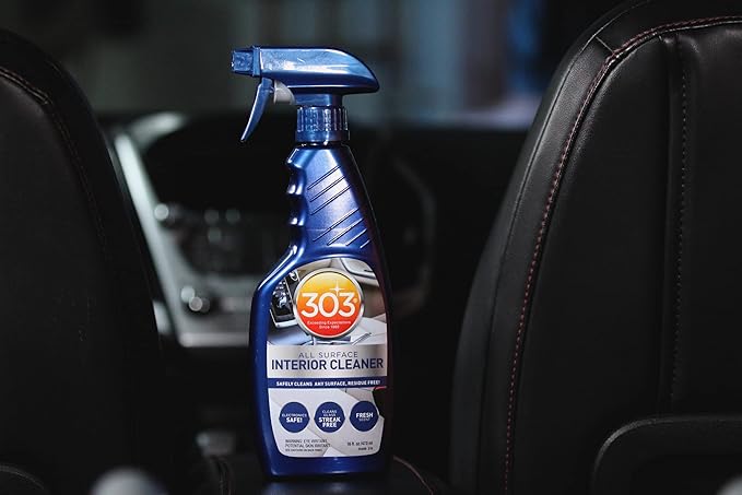 303 Products Interior Cleaner - Easily Cleans Any Surface, Residue Free - Great for Use on Touch Screens, Including LCD - Cleans Glass Streak Free, 16 fl. oz. (30588)
