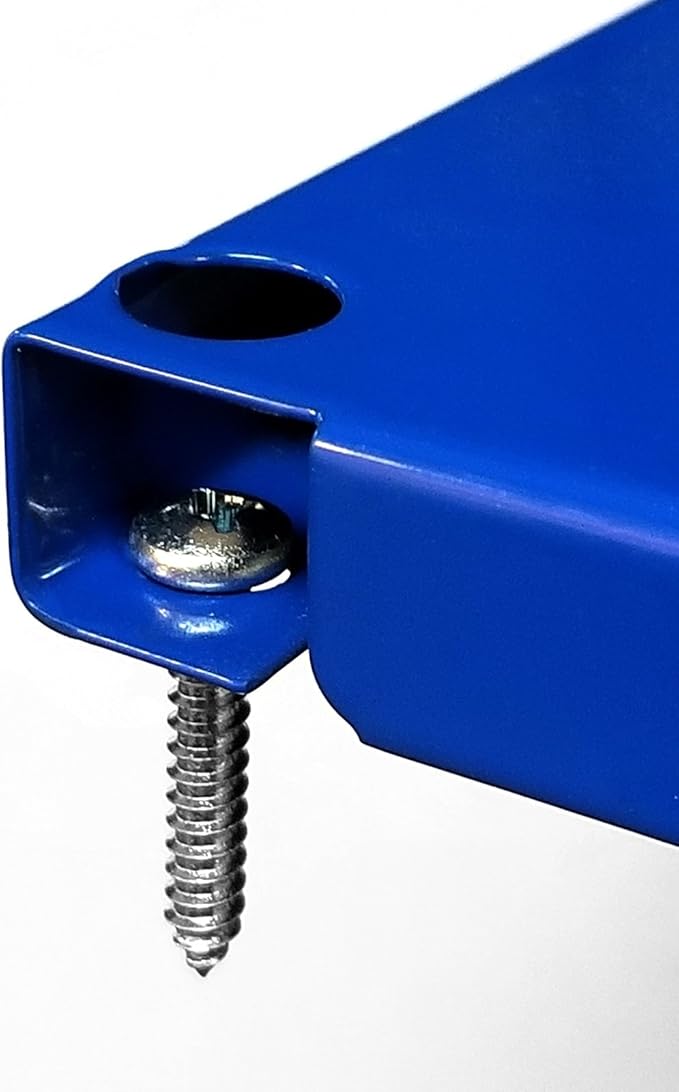 Wall Control Pegboard 32in x 16in Blue Metal Pegboard Tool Board Panel
