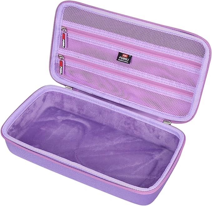FBLFOBELI Hard Carrying Case for Halo Bolt Ultimate 2.0 & 3.0/for Halo Bolt Air + 55500 1750/for Halo Bolt Air 58830 Portable Vehicle Jump Starter with Air Compressor (Case Only) (Purple)