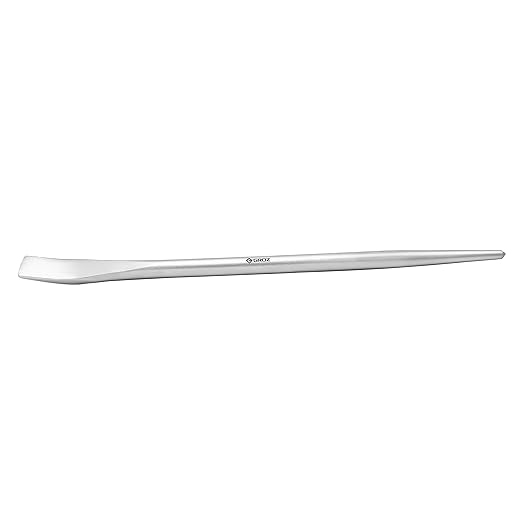Groz 16-inch Aligning Pry Bar | Round Section | Zinc Plated | #33169
