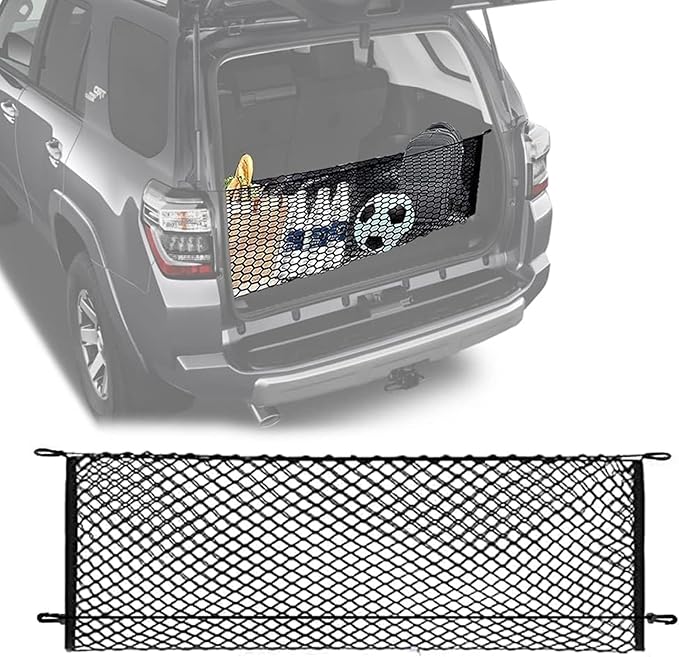 Rear Trunk Cargo Net Compatible with Hyundai Santa fe 2013 to 2021 2022 2023 2024 2025 2026