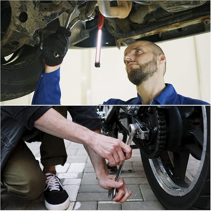9/32 Inch Ratcheting Combination Wrench SAE 72 Teeth 12 Point Ratchet Box Ended and Open End Spanner Tools for Tight Space, Heat-Treated CR-V
