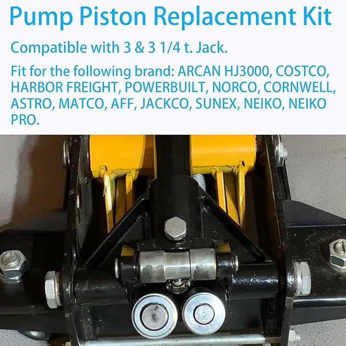 3 ton & 3 1/4 ton Floor Jack Low Side Replacement Pump Piston Fits for Harbor Freight/Costco/Arcan/Matco