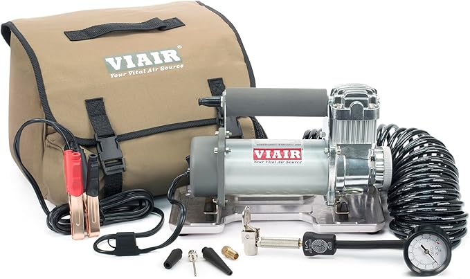 VIAIR 400P - 40043 Portable Compressor Kit. Tire Pump, Truck/SUV Tire Inflator, For Up to 35 Inch Tires