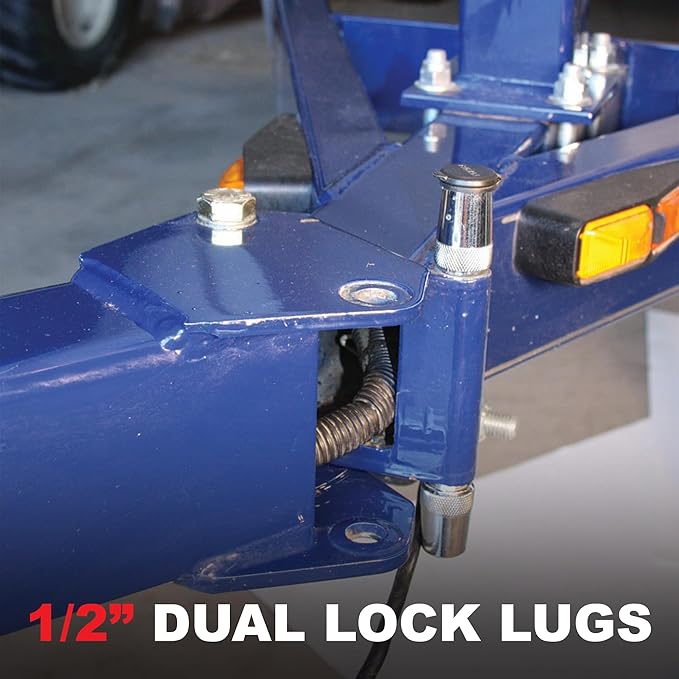 Trimax - TH6 5/8" x 6-1/8" Swing-Away Trailer Lock - Premium Receiver Lock for Trailer, RV, Boat Security - Heavy-Duty Steel
