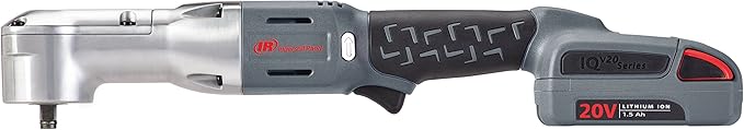 Ingersoll Rand W5330-K22 3/8" 20V Angle Cordless Impact Wrench 2 Battery Kit, 180 ft-lb Torque, Friction Ring Retainer