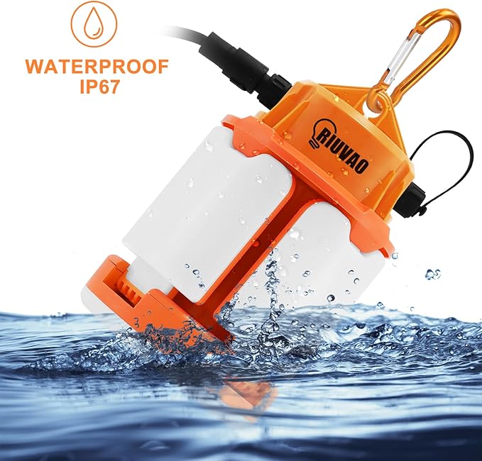 60w LED Temporary Work Light,9000Lm 5000K Super Bright Construction Lights 4 Adjustable Light Panels,Led Work Light IP67 Dust Waterproof with Hook Portable Linkable for Job Site Garage Lighting