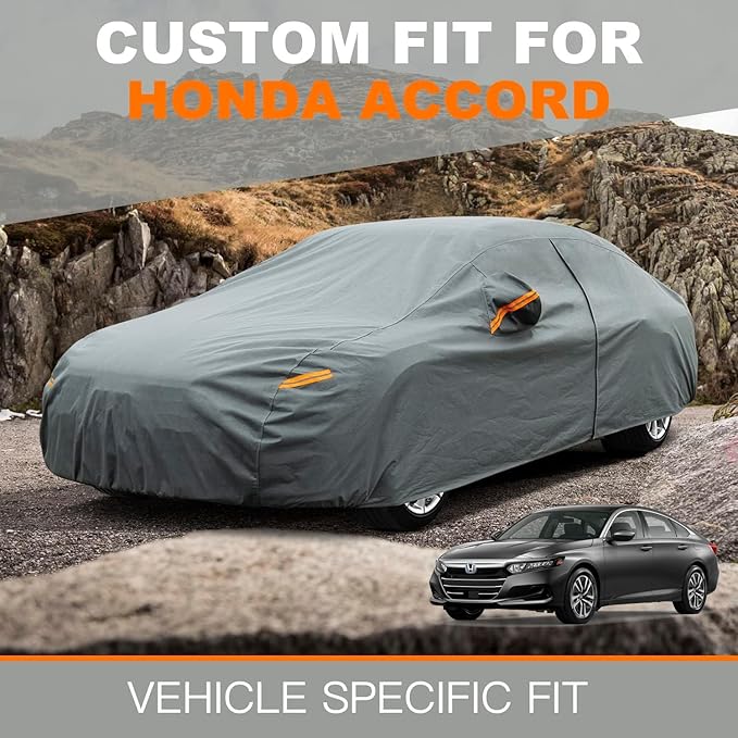 Kayme Heavy Duty Car Cover Custom Fit Cadillac CTS (2003-2014) Waterproof All Weather for Automobiles, Full Exterior Covers Sun Rain UV Protection.（Deliver About 3-10 Days）