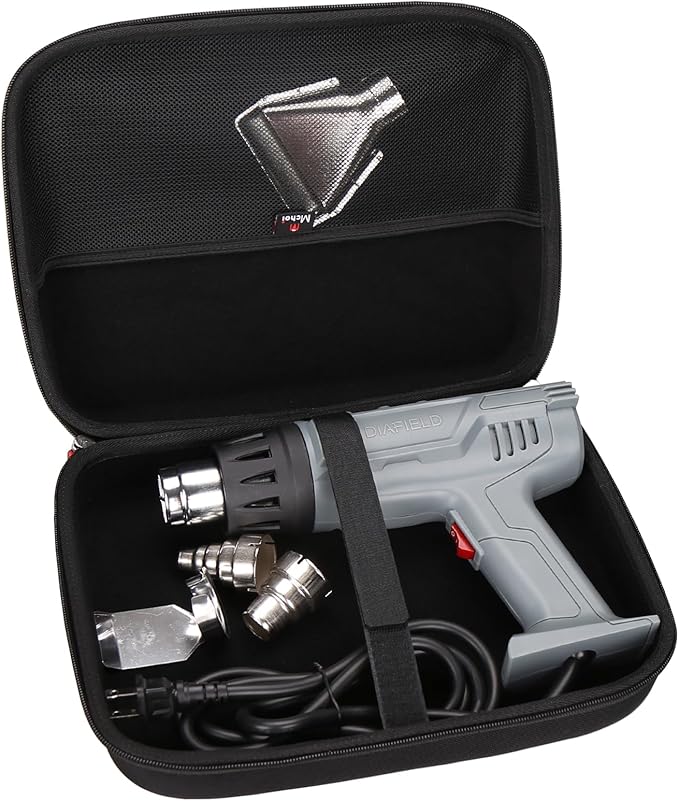 Mchoi Hard Case Suitable for ROMECH 1500 W/DIAFIELD 1850W / SEEKONE 1800W Heat Gun, Case Only